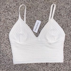 Pacsun Cropped Knit tank top